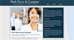 Desktop Screenshot of markfacey.com