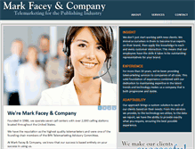 Tablet Screenshot of markfacey.com